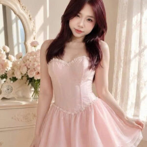 Váy Corset Cúp Ngực Đính Ngọc